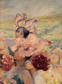 The Knight of the Flowers detail II The Knight of the Flowers detail II